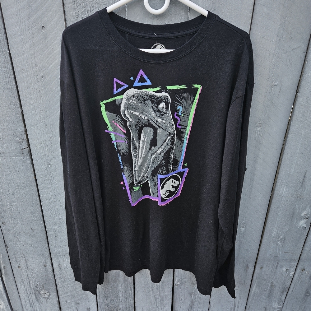 NWT Jurassic World Raptor Long Sleeve Shirt